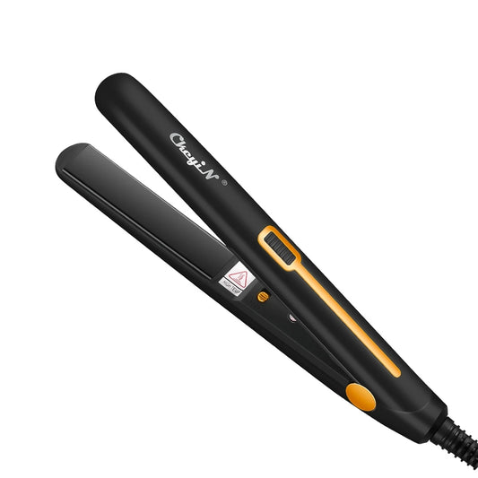 Mini Hair Flat Iron 2 in 1 Hair Straightener and Curler Portable Straightening Iron Constant Temperature