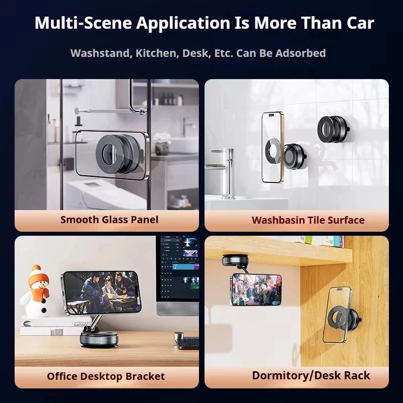 Magnetic Car Phone Holder – Foldable & Adjustable