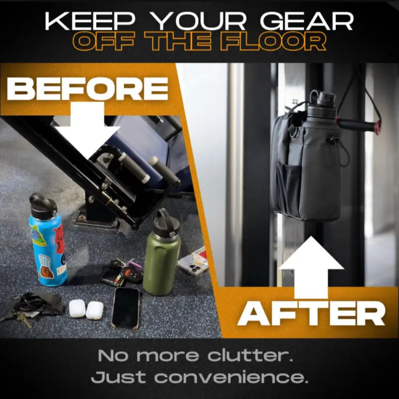 Magnetic Water Bottle Gym-Bag