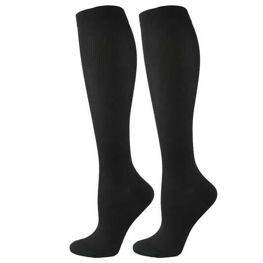 Varicose Veins Compression Socks Fit for Golf Rugby Running Hiking Sports for anti Fatigue Driving Travel Flight Women Men Socks