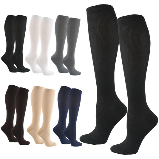 Varicose Veins Compression Socks Fit for Golf Rugby Running Hiking Sports for anti Fatigue Driving Travel Flight Women Men Socks