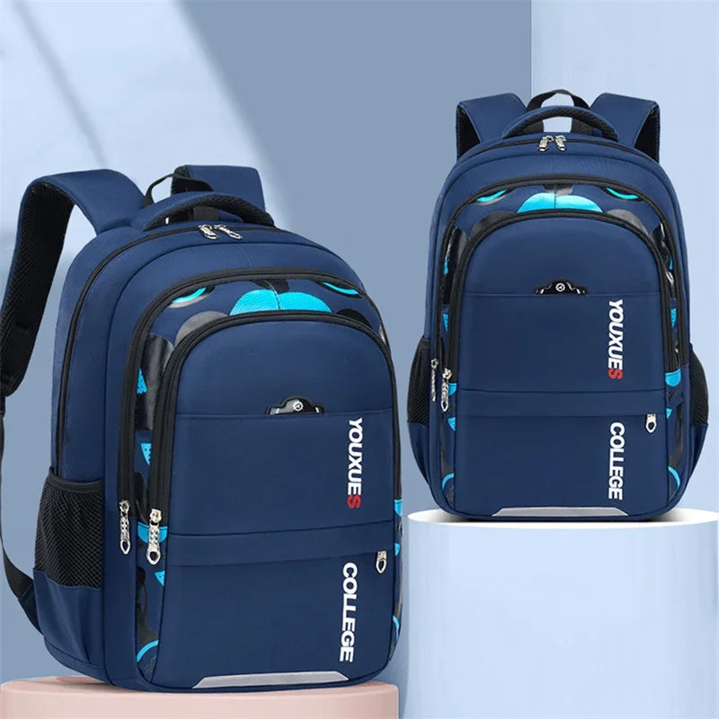 New Children School Bags Kids Backpack in Primary Schoolbag for Teenager Boys Waterproof Backpacks Book Bag
