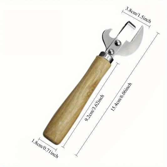 Can Opener Multifunctional Gadgets Manual Lid Remover Kitchen Accessories for Jars Canisters Bottle Opener