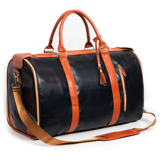 Convenient Suit Travel Bag Portable Clothing Bag, Large PU Leather Luggage, Luggage Trolley Bag Ensemble Valise Сумка Портплед